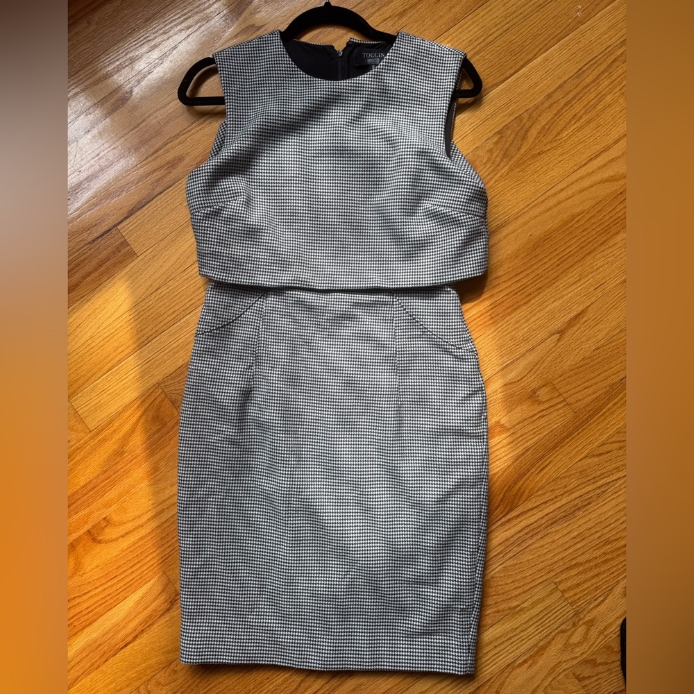 TOCCIN Houndstooth Dress